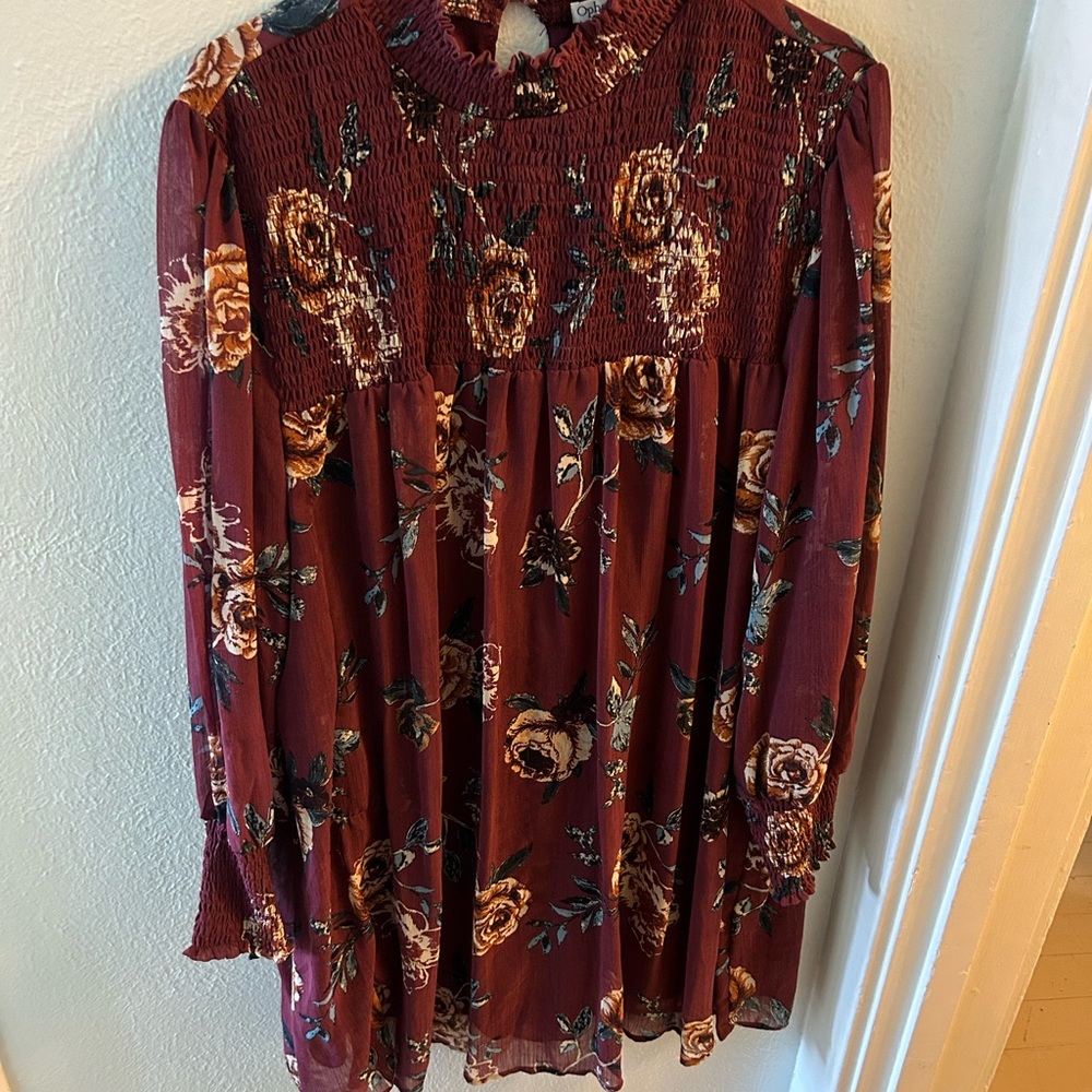 Floral dress, size 2x